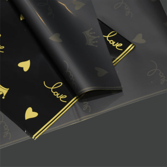 Valentine Love Heart Bouquet Packing Paper 20 Sheets Pack