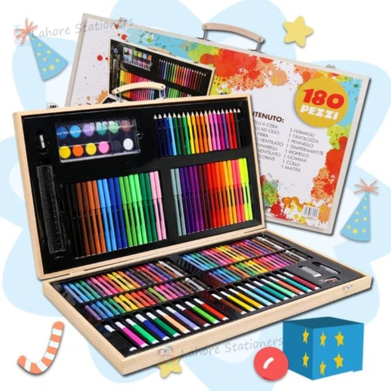 Kids Art Coloring Kit Professional 180 Pcs