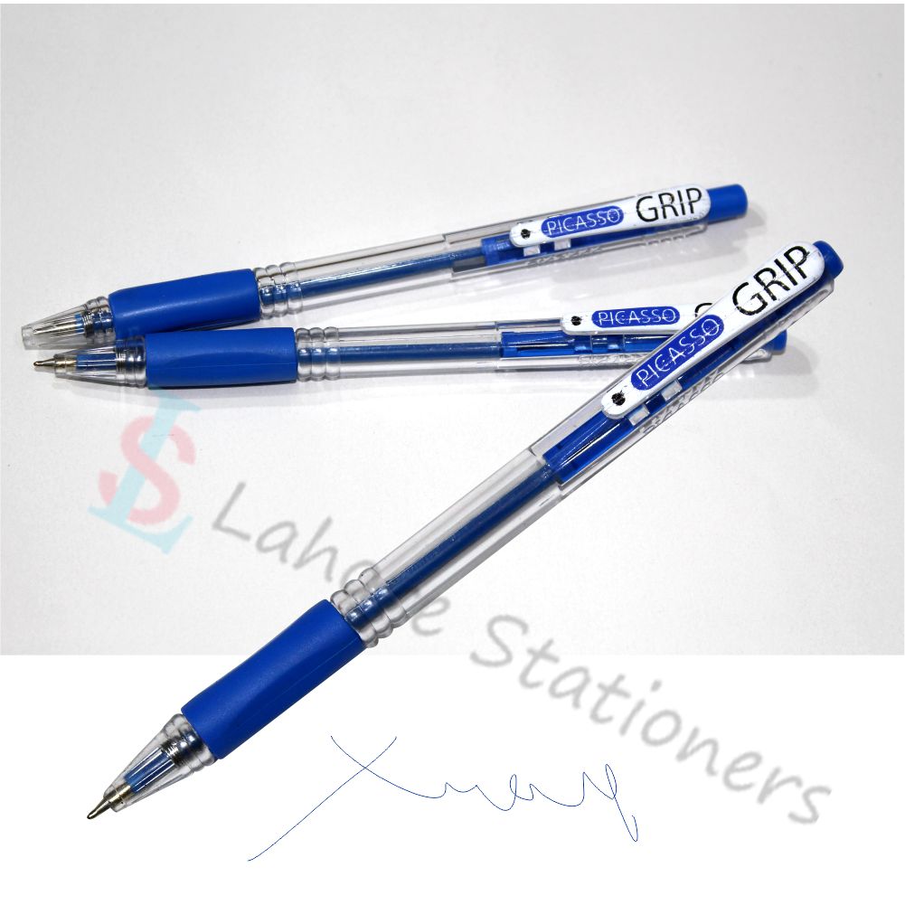 Picasso Grip Ball Pen Blue Pack of 10 Pen