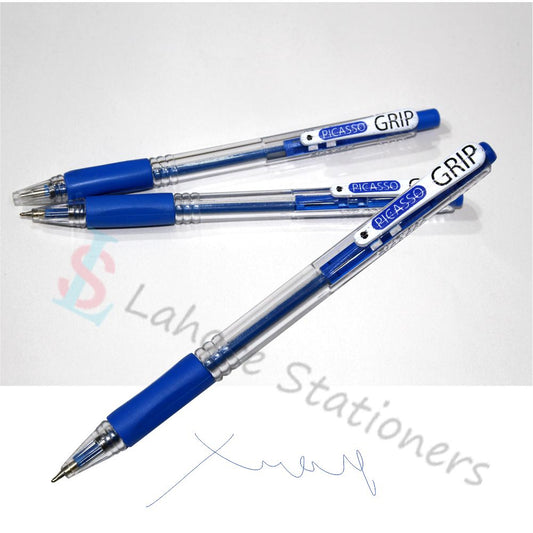 Picasso Grip Ball Pen Blue Pack of 10 Pen