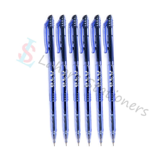 Signature BLU Ball Pen Multi Color Blue Black Red ( 10 Pc ) Ball Point Red