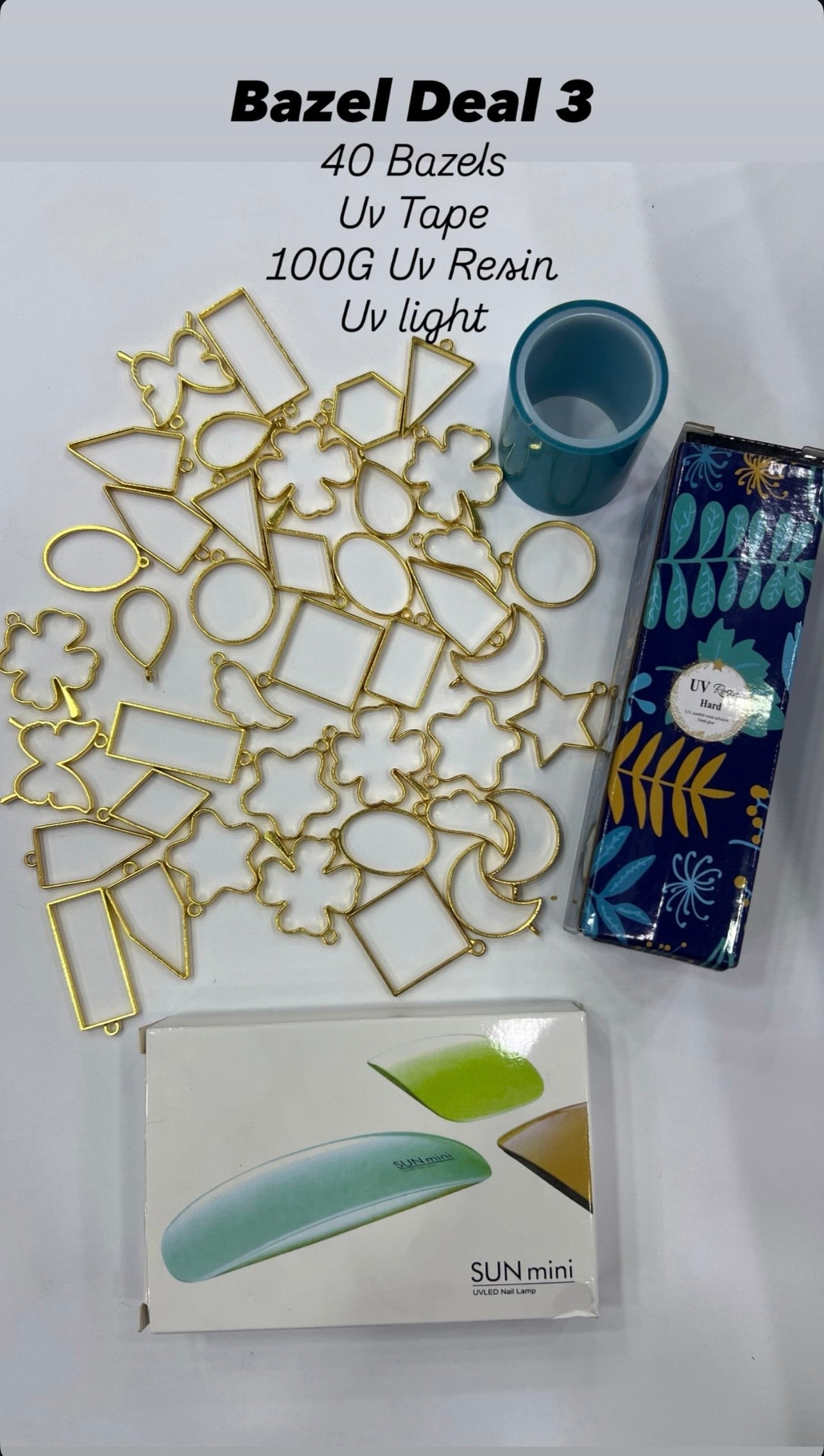 Bazel Deal 3| Uv resin | Uv Tape | Uv Light|