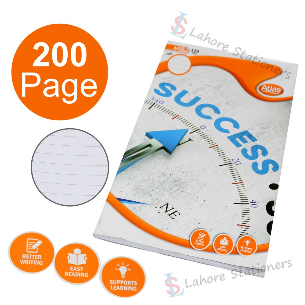 Atlas Register Urdu 200 Pages Imported Paper High Quality Register