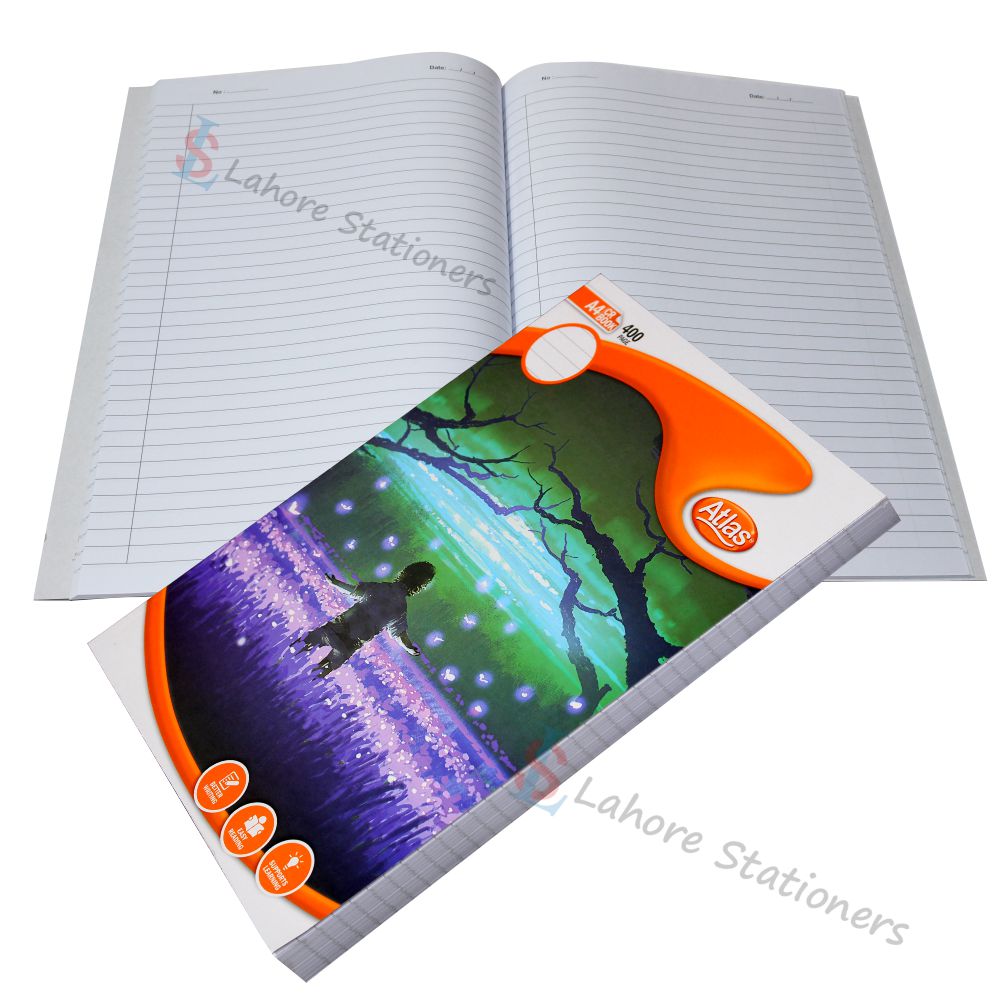 Atlas Register Urdu 400 Pages Imported Paper High Quality Register