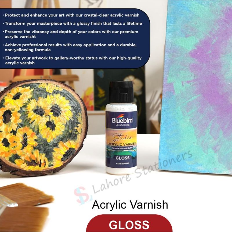 Bluebird Studio Acrylic Gloss Varnish 100ML