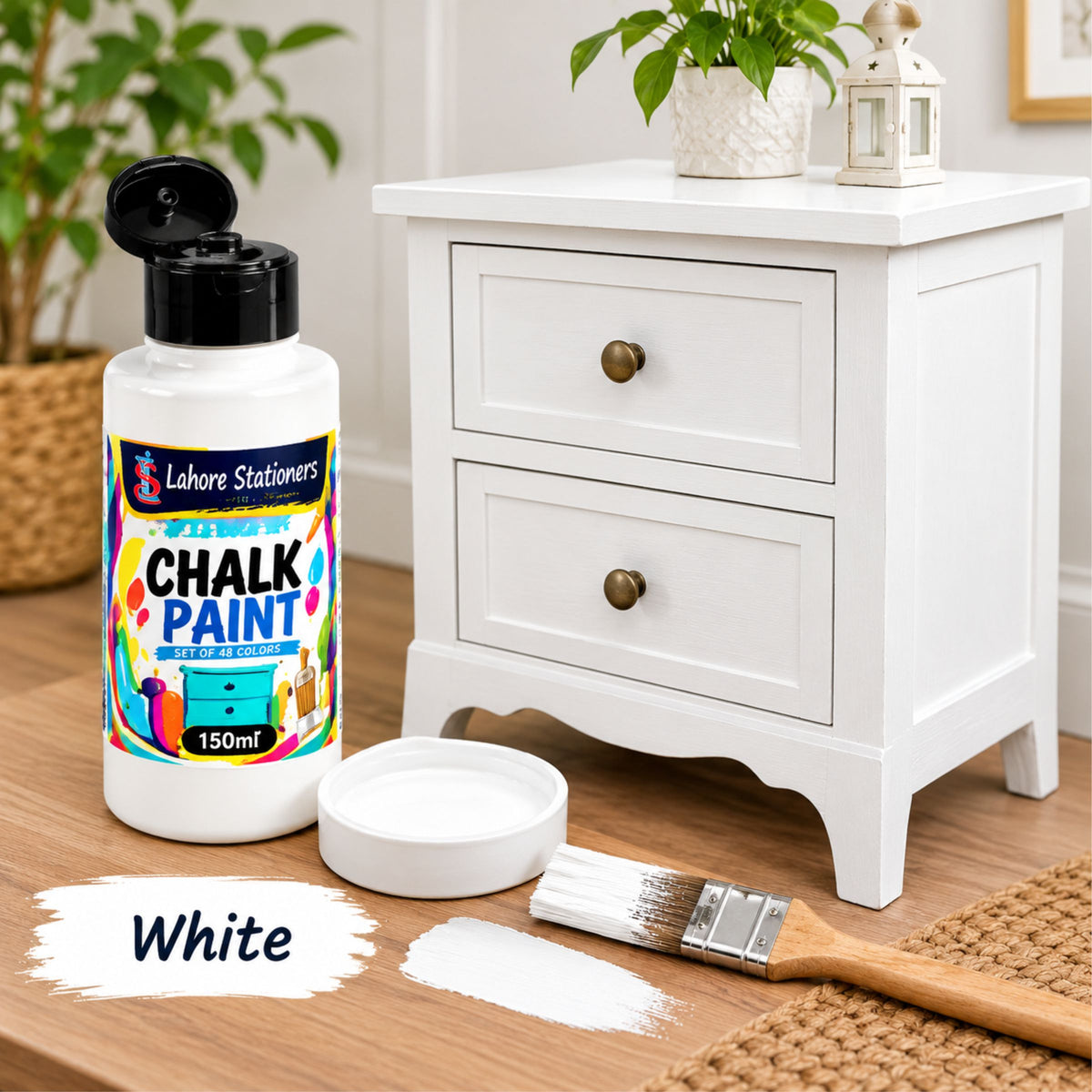 Chalk Paint 150ml Decoupage Paint for Furniture, Décor & DIY Projects