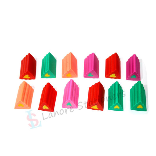 Deer Trio Erasers 96 Pcs Jar