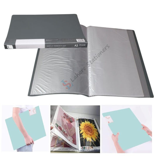 Display File and Folder Transparent Sleeves Pocket Display File