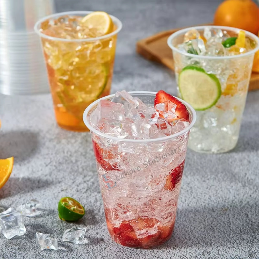 Disposable Transparent Plastic Cups Glasses
