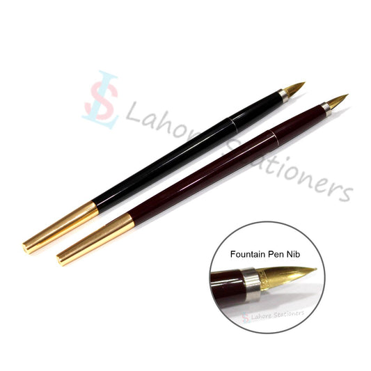 Dux Office Desk Long Pens Black & Maroon Pair