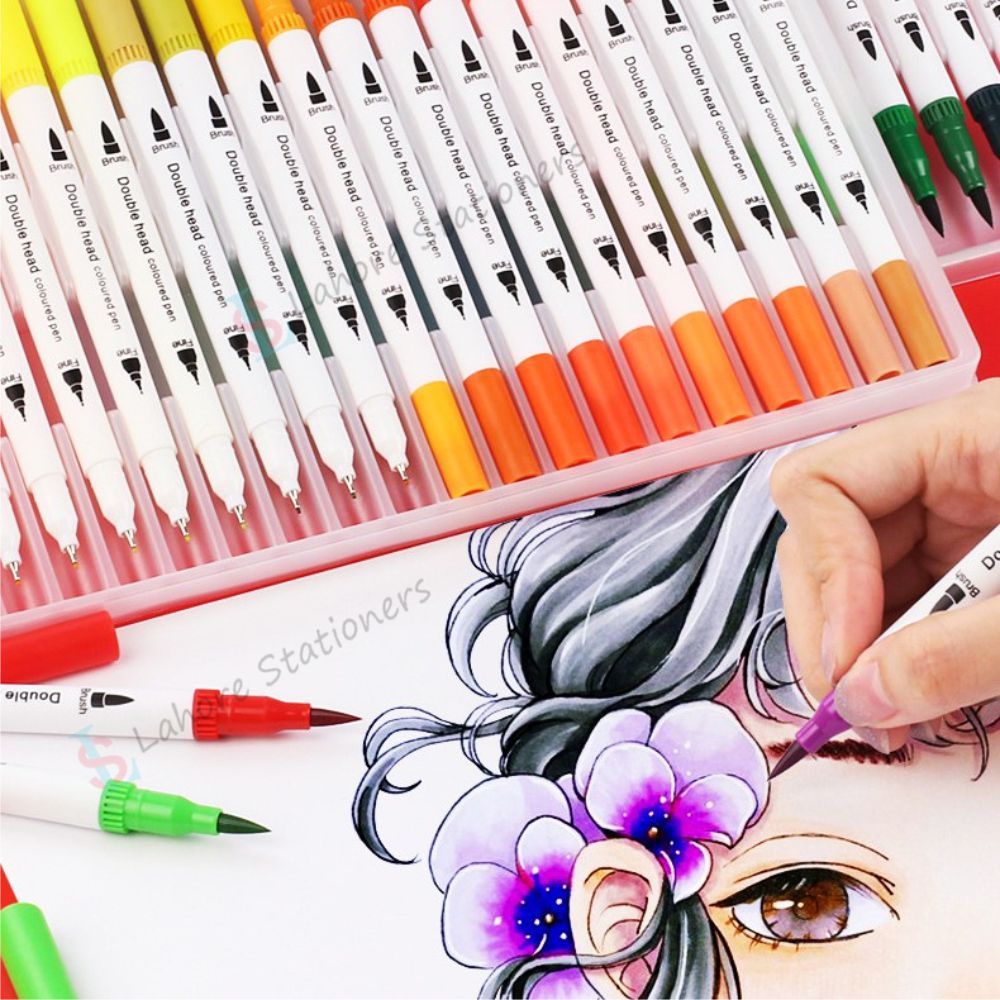 Watercolor Brush Pen Marker Dual Tip
