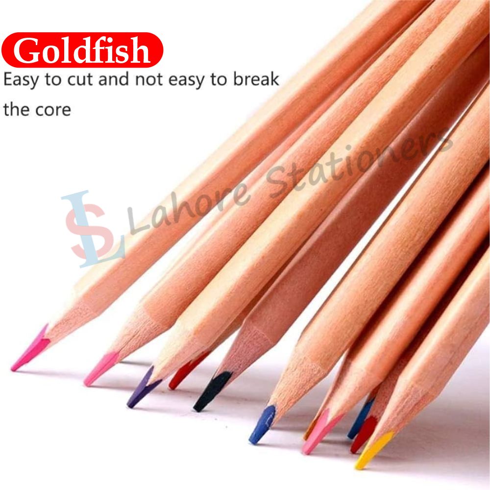 Goldfish Eco Triangular 12 Pcs Colour Pencils in Box