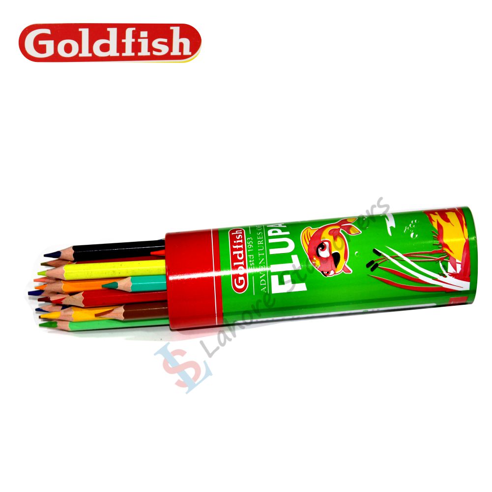 Goldfish Flupa Adventure 24 Color Pencil Jar
