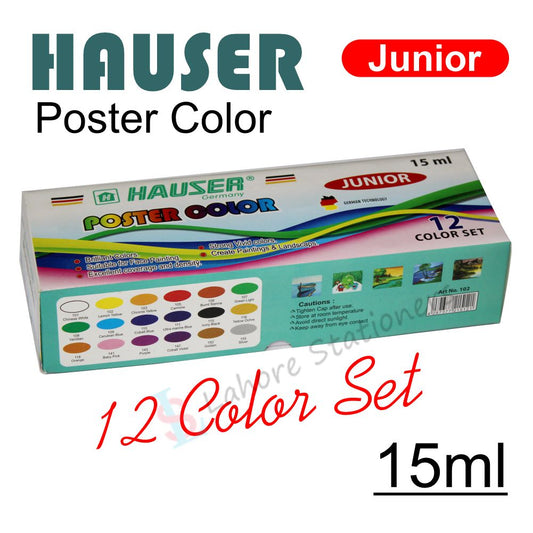 Hauser Poster Color Germany 12 Pcs Colors Set