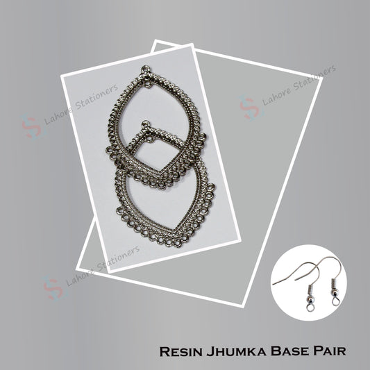 Imported Jhumka Earrings Base Customized for Resin Jewelry Making