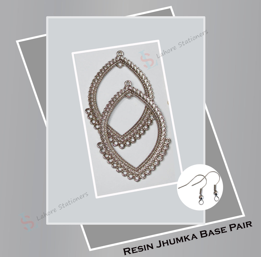 Imported Jhumka Earrings Base Customized for Resin Jewelry Making