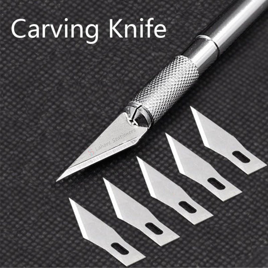 Keep Smile Detail Knife with 5 Extra Blades