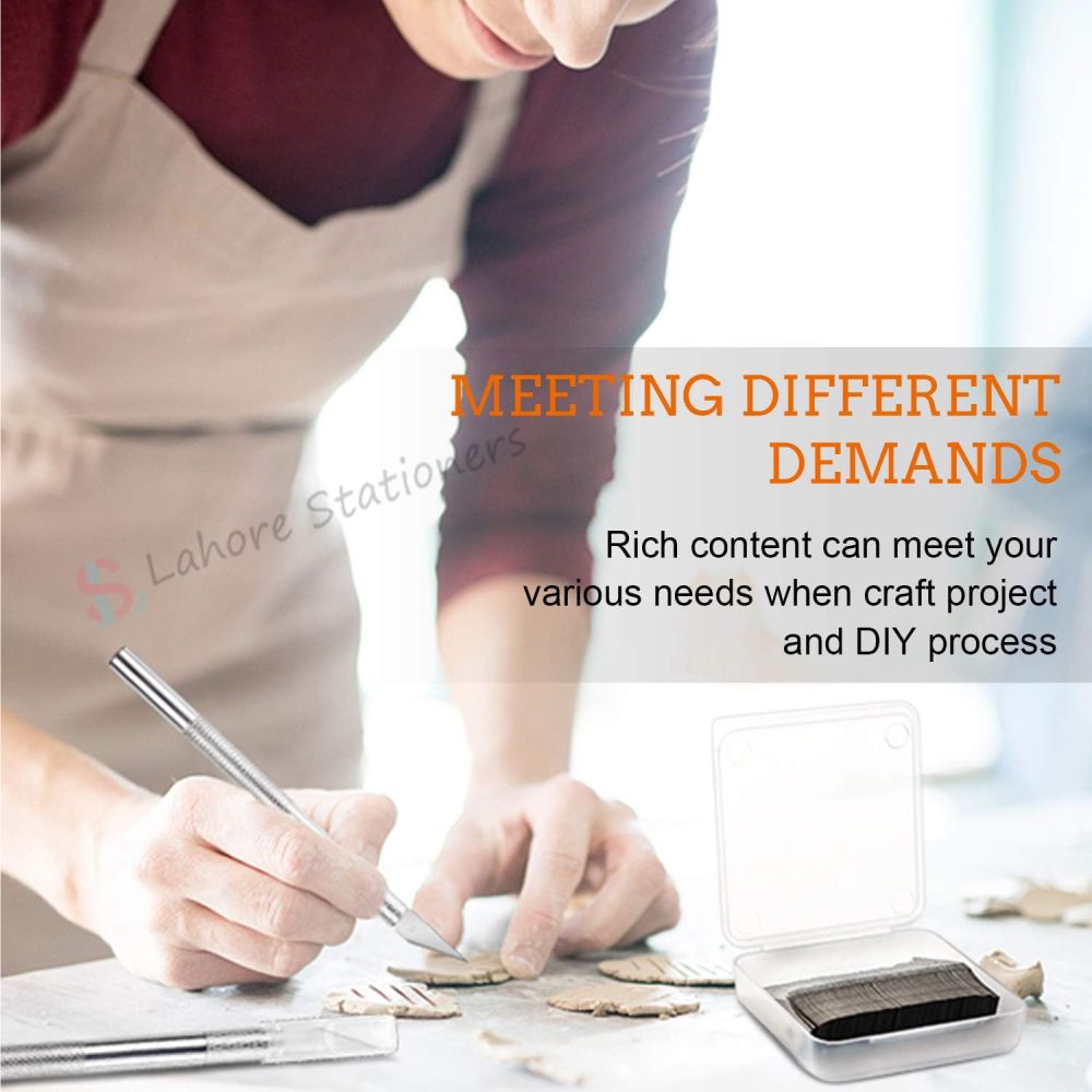 Keep Smile Detail Knife with 5 Extra Blades