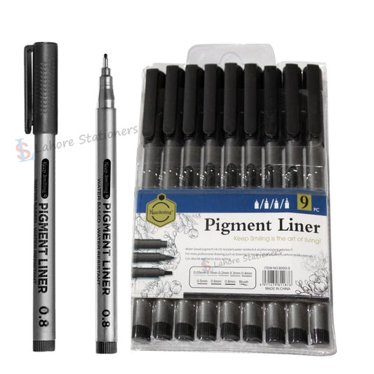 Keep Smiling Pigment Liner Set 9 Pcs
