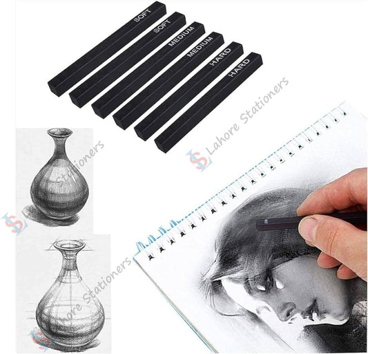 Compressed Charcoal Sticks for Drawing Sketching Shading Sketch