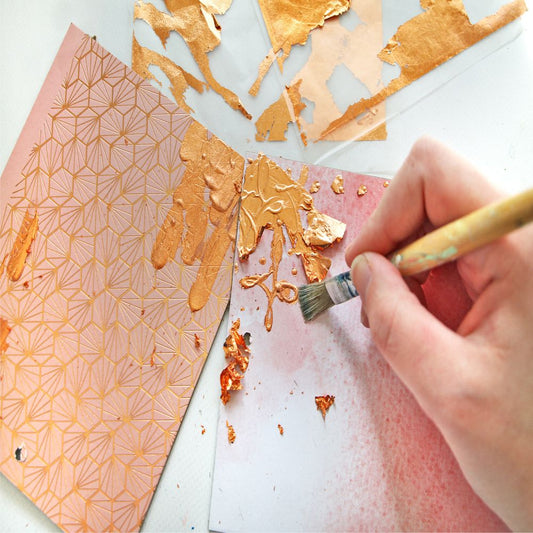 Leaf Foil Paper Available in 3 Colors, (Gold Silver Copper) Single Color Price