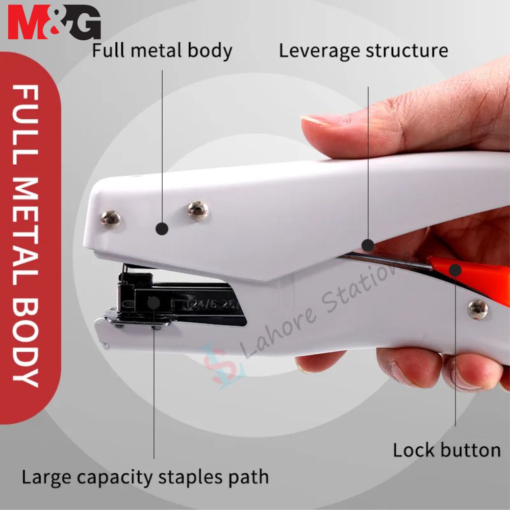 M&G Metal Stapler Office & Home Power Saving Stapling Machine Art No ABS916Q
