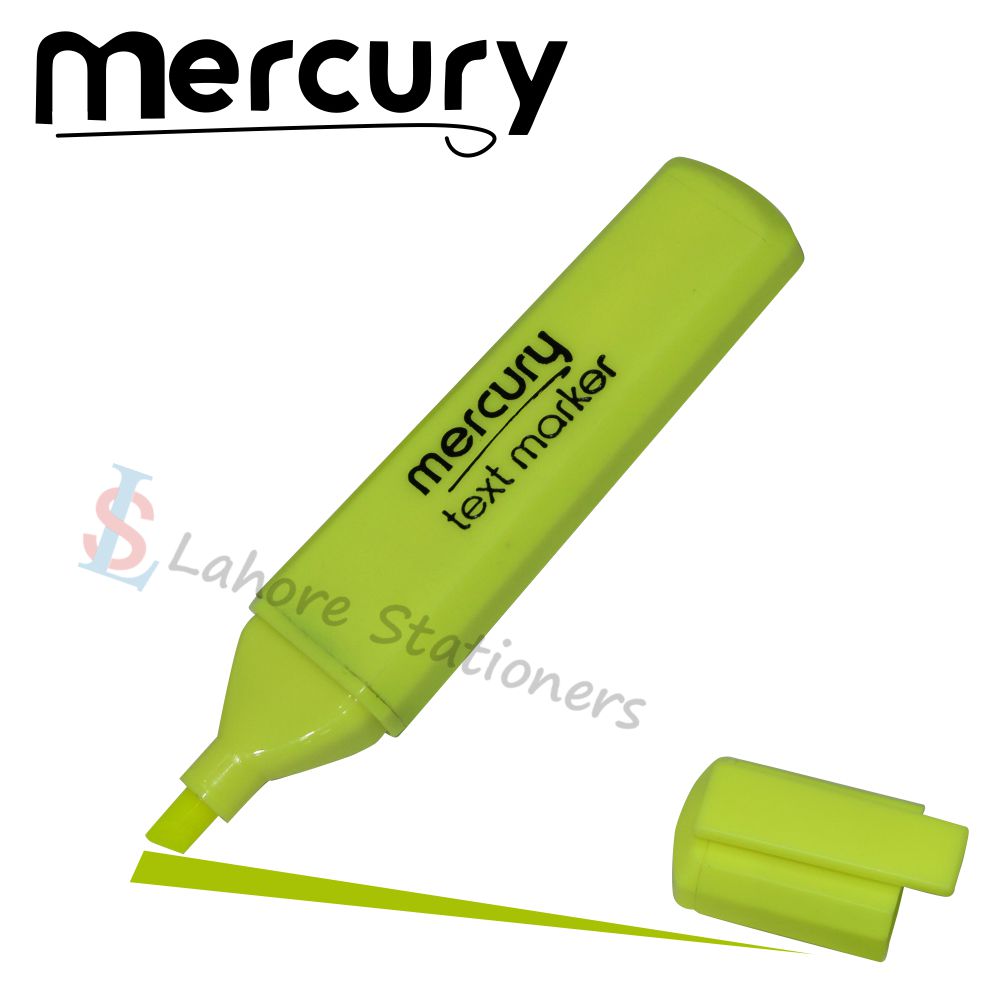 Mercury Highlighter Text Marker Chisel Tip