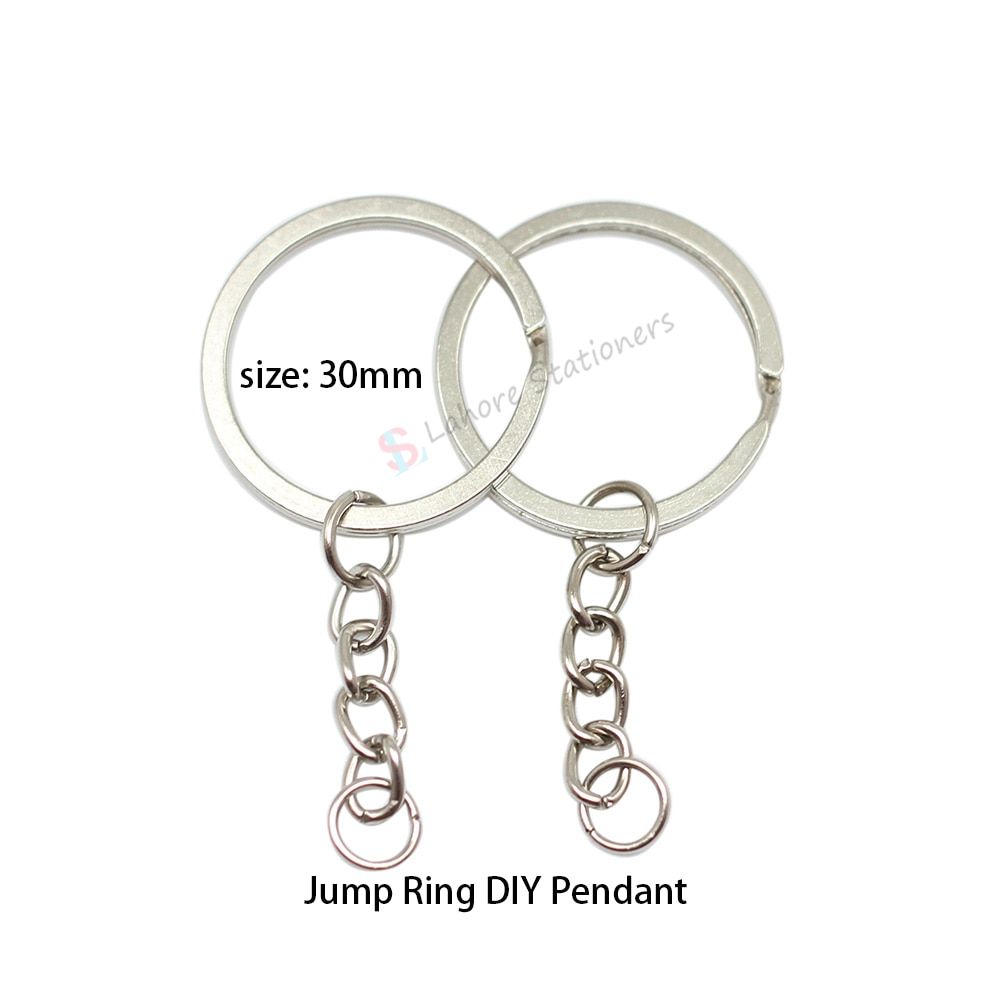 Metal Keychain with snap Mini Hooks