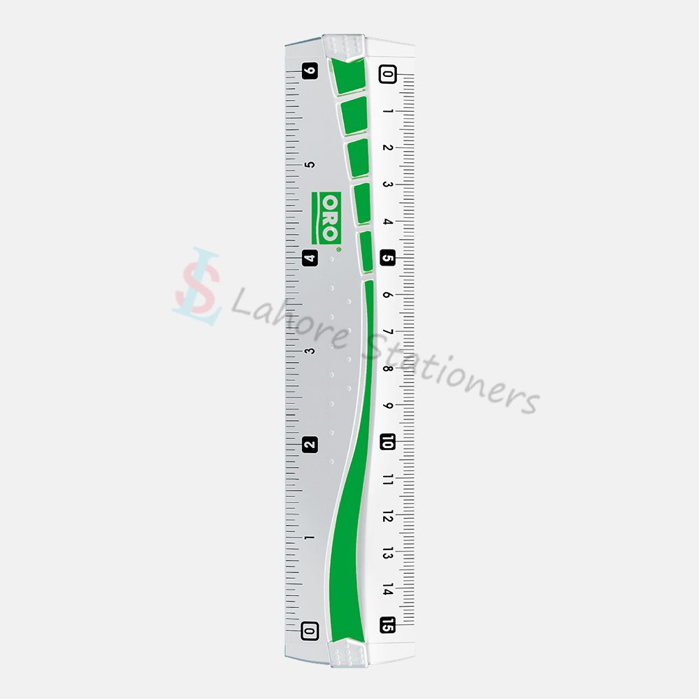 ORO Plastic Scale 6 Inch