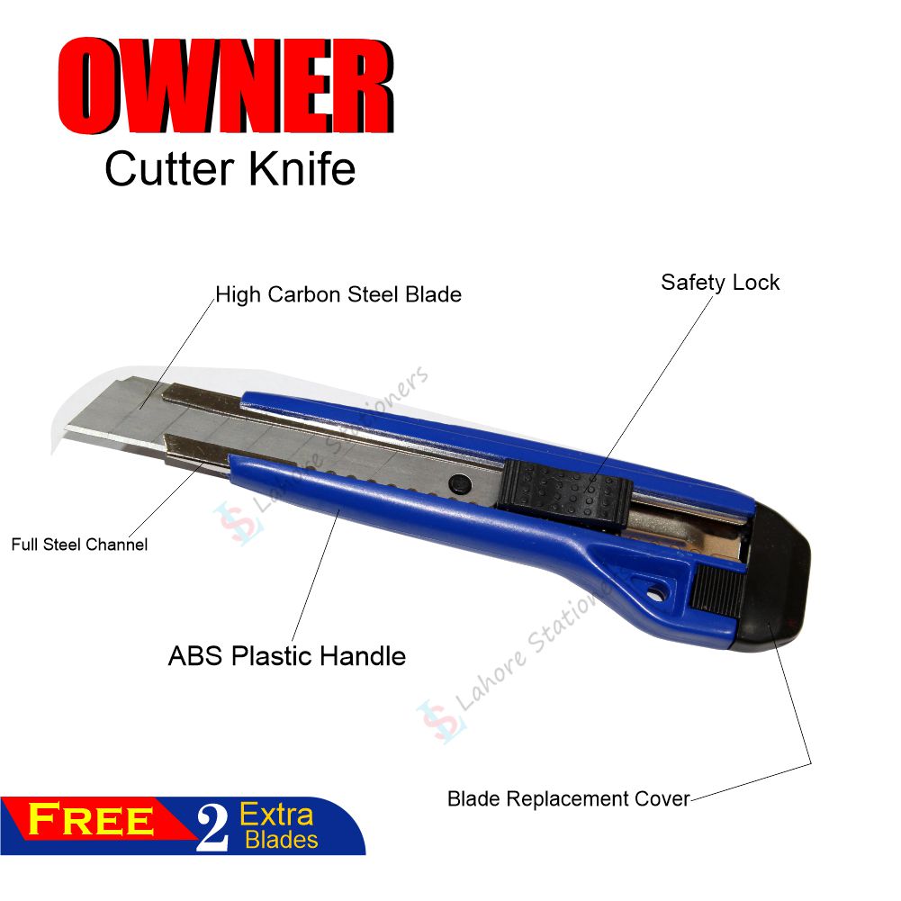 Owner Paper Cutter Knife High Quality Cutter With Two Extra Blades