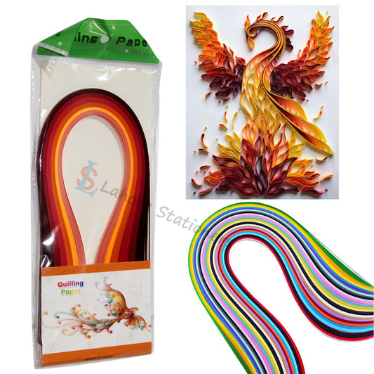 Quilling Paper Mixed Colour DIY CRAFT Different Colors Collection Pack