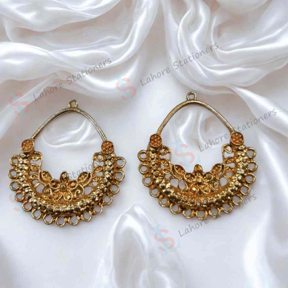 Imported Resin Jhumka Base Oval Shaped Pair