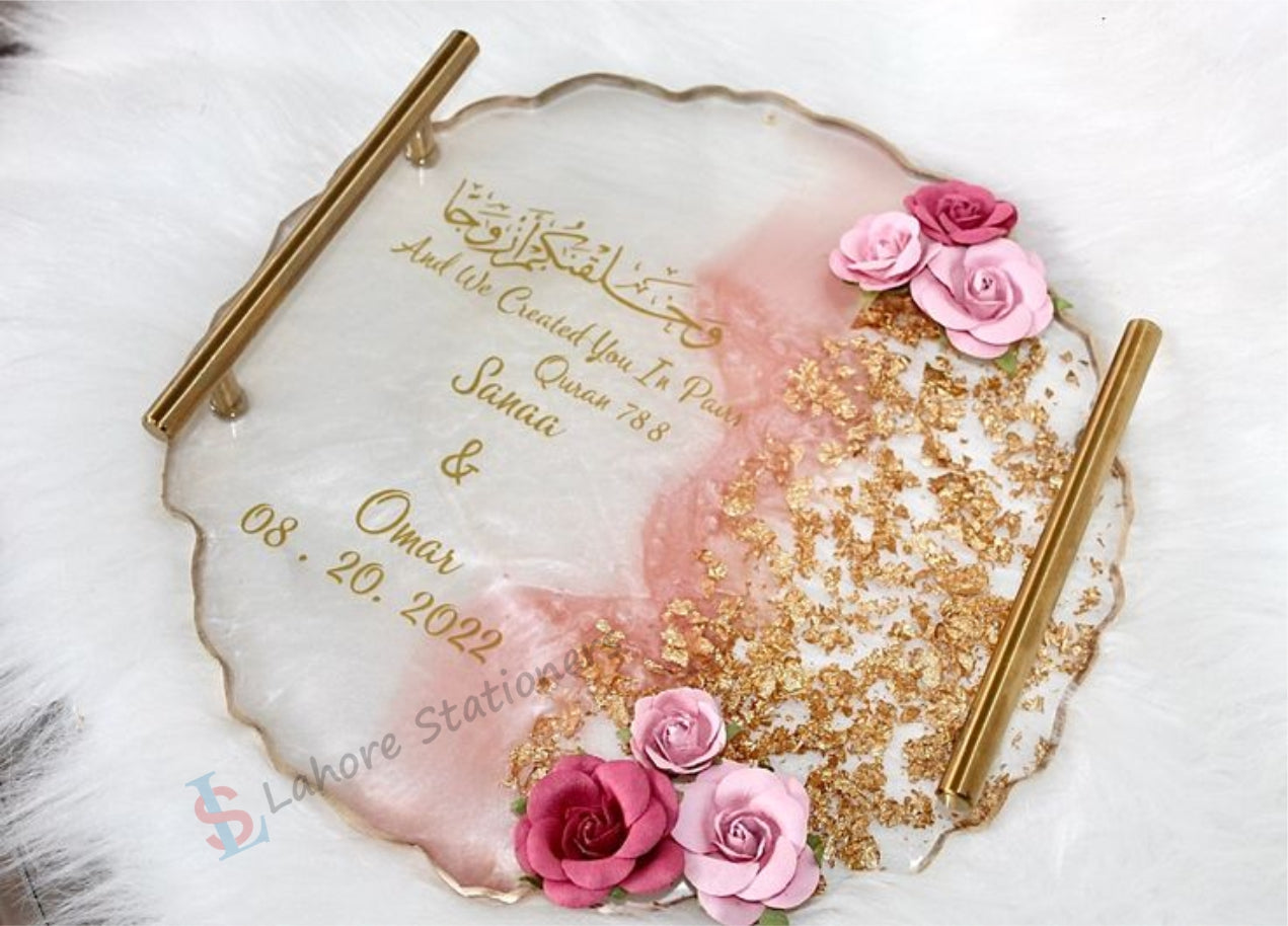 5-Inch Irregular Round Tray Silicone Mold for Epoxy Resin