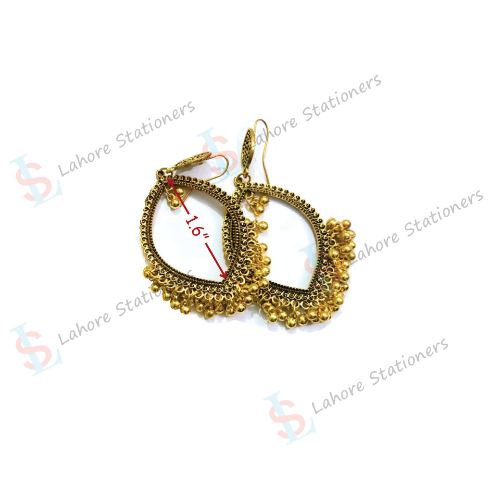 Imported Resin Jhumka Base with Jump Rings & Beads Different designs