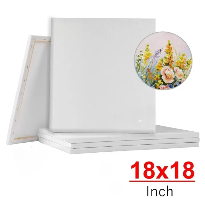 Canvas Board 18x18 Inches Premium Square Artist Canvas