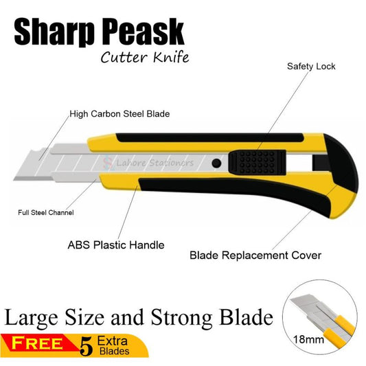Sharp Heavy Duty High Quality Paper Cutter Knife