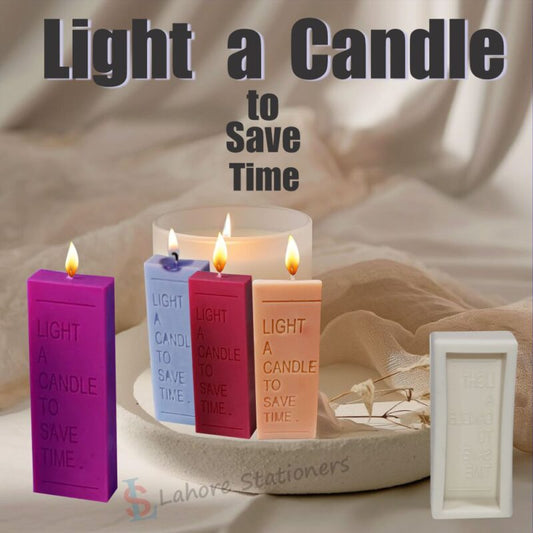Long Letter Candle Silicone Mold DIY Candle & Resin Craft Mold