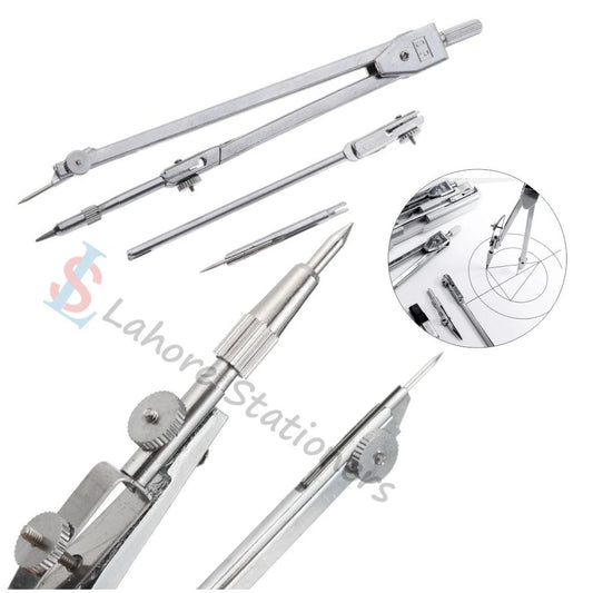 Steel Compass Set For Professional Technical Drafting Drawing 4 Pcs Tools set