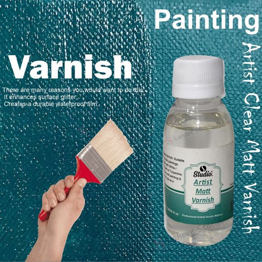 Studio Artist Clear Matt Varnish