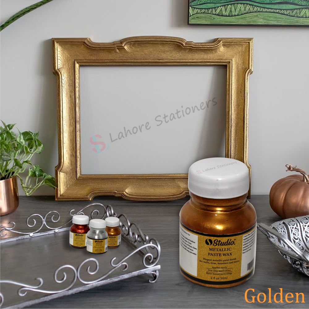 Studio Metallic Paste Wax 50ml Single Piece