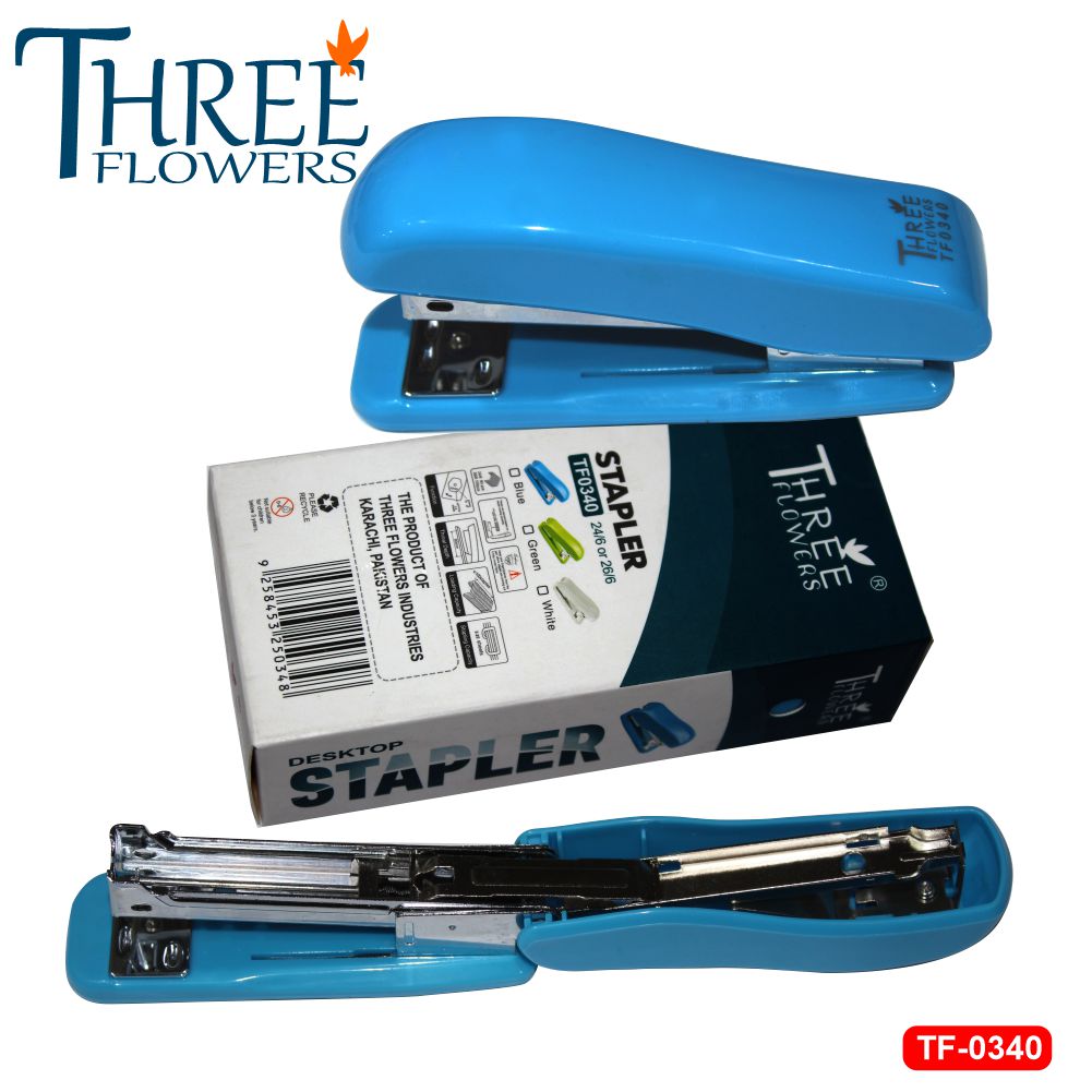 Three Flowers TF0340 Stapler Machine For 24/6 Size