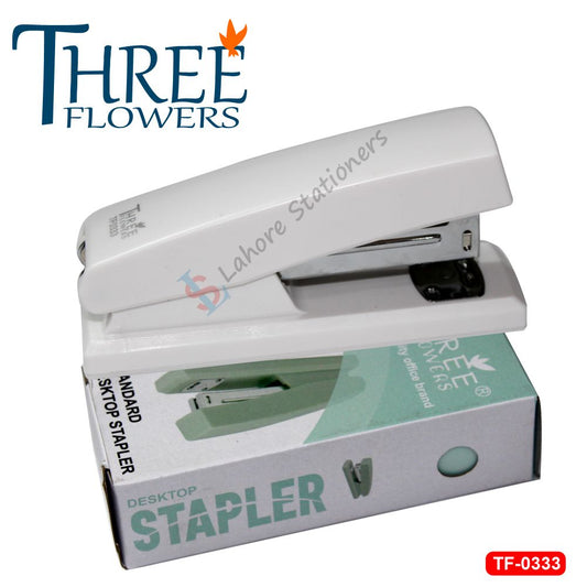 Three Flowers TF0333 Standard Desktop Stapler High Quality Office Brand