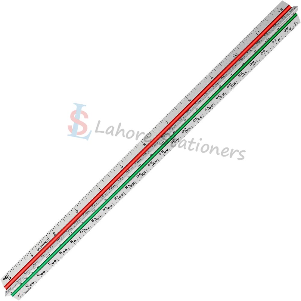 Triangular Architect Scale Ruler 12 Inch