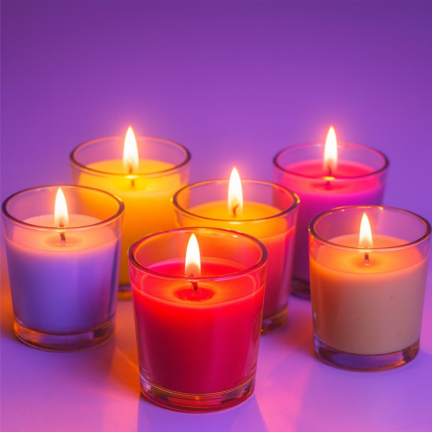 6 Pcs Premium Candle Color Powder Set Vibrant Shades for DIY Candle Making