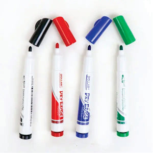 Dollar Dry Erase White Board Marker Round Tip 4 Colors Available
