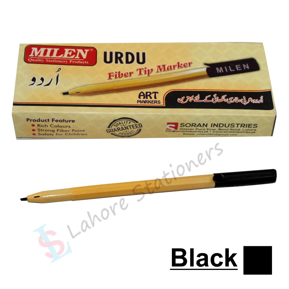 Millen Urdu Marker Cut Nib Pack of 10 Pcs