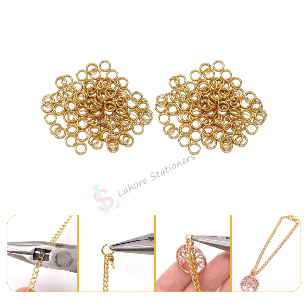 Metal Jump Rings for Jewelry 4mm