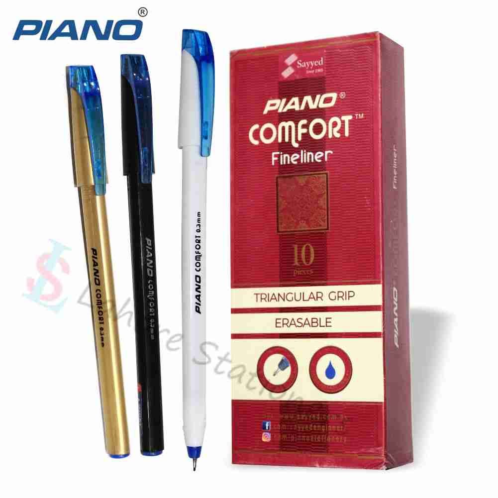 Piano Comfort Fineliner Pack of 10 Pcs