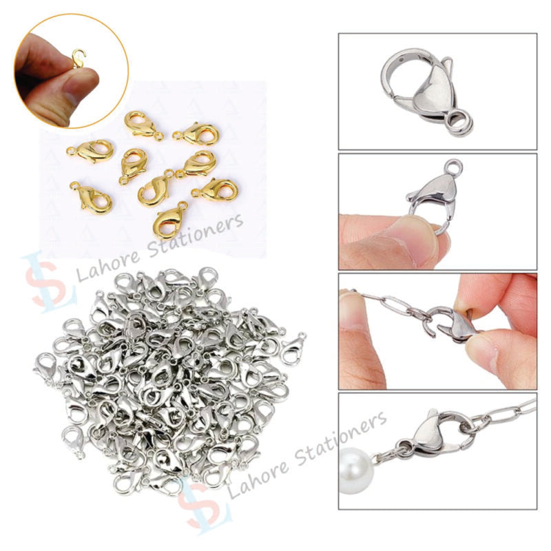 Mini Lobster Clasp for Jewellery Making Chains, Bracelets & Necklace Lock Hooks