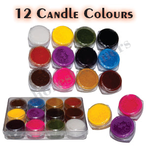 Candle Making Color set 12 Vibrant colors